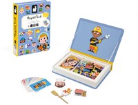 Janod Magnetibook libro magnetico mestieri giocattolo educativo 48 magneti-3