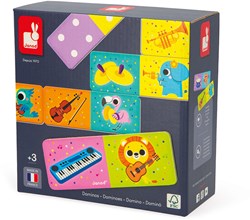 Janod gioco - Domino strumenti musicali educativo bambini cartone FSC
