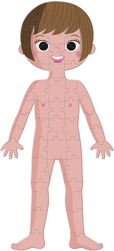 Janod puzzle educativo - corpo umano - set 4 puzzle giganti-3