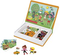 Janod libro magnetico giocattolo 4 stagioni - gioco educativo magnetico