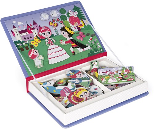 Janod Magnetibook - Libro Magnetico Principesse con 55 Magneti-3