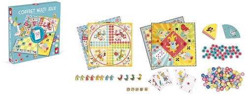 Janod Carrousel scatola giochi - Set di giochi per bambini e famiglia-3