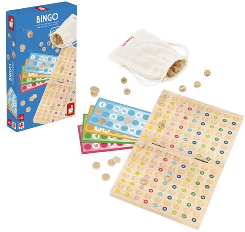 Janod gioco bingo - gioco da tavolo classico per bambini-2