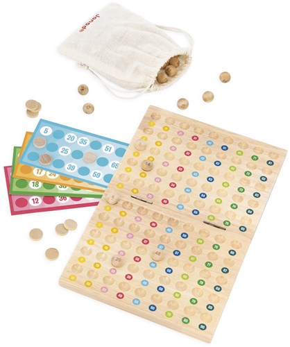 Janod gioco bingo - gioco da tavolo classico per bambini