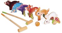 Janod Gioco croquet animali del bosco - Giocattolo in legno per bambini-3