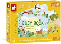 Janod libro attività fattoria - libro giocattolo interattivo bambini-2