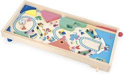 Janod flipper - gioco da fiera in legno per bambini dai 5 anni