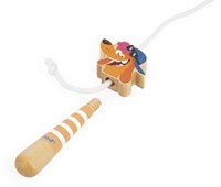 Janod corda per saltare cane - manico in legno - regolabile - gioco da esterno-3