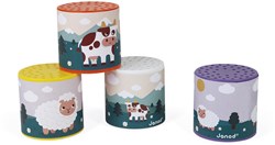 Janod giocattoli - Scatola sonora Pocket Moo & Baa per bambini