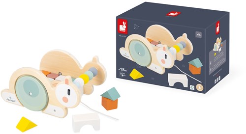 Janod Sweet Cocoon - Lumaca con blocchi-2
