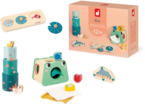 Janod - Set Gioco 12 Mesi Giocattolo Sensoriale - Sviluppo Bambino-2