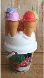 Adriatic giocattolo da spiaggia Set secchiello Dory Ø18cm per bambini