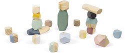 Janod Sweet Cocoon pietre impilabili - blocchi di costruzione in legno per bambini