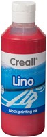 Creall inchiostro per stampa a blocchi rosso scuro 250ml - colore lino per bambini e adulti-2
