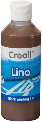 Creall vernice acrilica lino blockprint marrone 250ml - pittura creativa-3