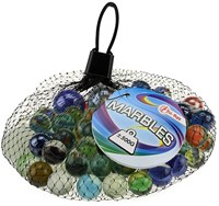 Knikker pondje biglie vetro multicolore set gioco azione-3