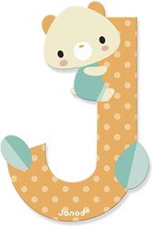 Janod giocattolo in legno - Lettera dell'alfabeto Pure J per bambini