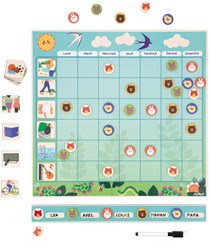 Lavagna magnetica Janod - Pianificazione settimanale