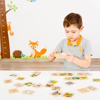 Beleduc puzzle in legno animali gioco educativo bambini 30 pezzi