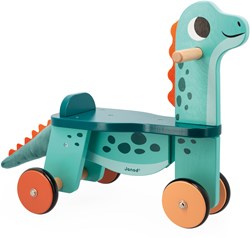 Janod Dino - Bicicletta senza pedali Portosaurus - Dinosauro in legno