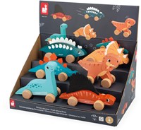 Janod dinosauro in legno - Dinos pratici - giocattolo da spingere-2
