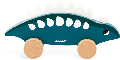 Janod dinosauro in legno - Dinos pratici - giocattolo da spingere-3