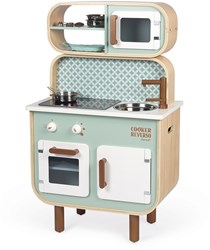 Janod cucina giocattolo - Reverso cucina in legno per bambini con luci e suoni