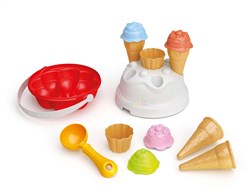 Adriatic set secchiello giocattolo stampo torta con coni gelato spiaggia