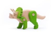 Bajo Triceratops giocattolo - Serie animali estinti - cartone educativo