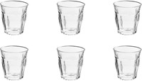 Duralex bicchiere acqua Picardie 250ml set 6 bicchieri impilabili