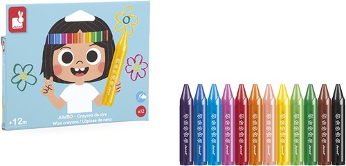 Janod pastelli a cera - divertimento creativo per bambini-3
