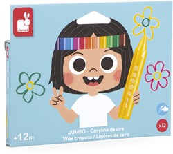 Janod pastelli a cera - divertimento creativo per bambini