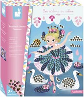 Janod set creativo - Kit ballerina con paillettes per bambini-2