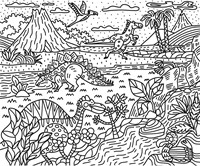 Janod Atelier - Set pittura magica dinosauri attività creativa bambini-3