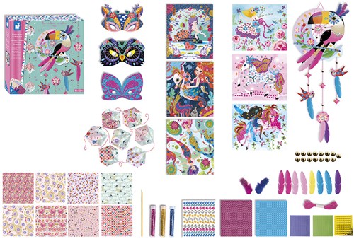 Janod set creativo scatola multi-attività per bambini-2