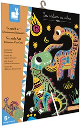 Janod Scratch Art - Set creativo dinosauri per bambini