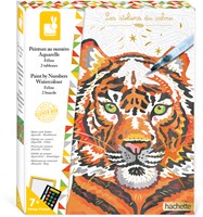 Janod kit pittura con numeri felini acquerello bambini