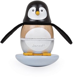 Janod pinguino impilabile in legno - giocattolo educativo Zigolos