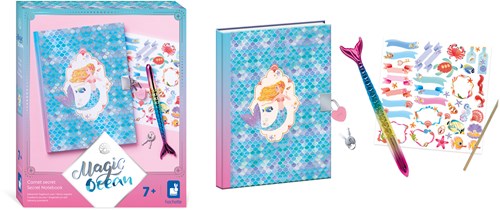 Janod diario Magic Ocean - taccuino segreto per bambini-2