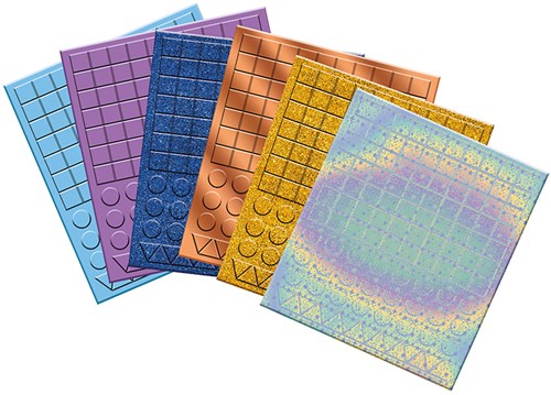Janod giocattolo mosaico Magic school - set creativo per bambini-3