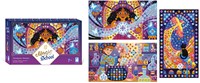 Janod giocattolo mosaico Magic school - set creativo per bambini
