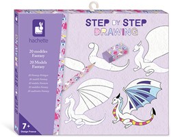 Janod kit da disegno - Fantasy imparare a disegnare passo dopo passo - gioco creativo