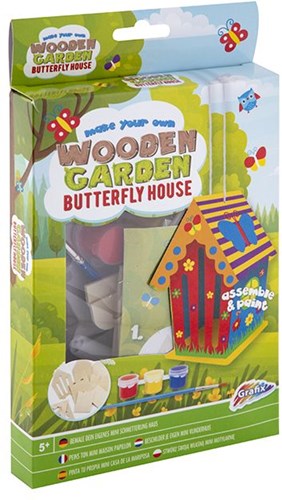 Creative Craft Group casetta per uccelli in legno set creativo bambini giardino-3