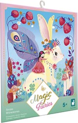 Janod Magic Fairies - Set creativo con strass per bambini dai 5 anni