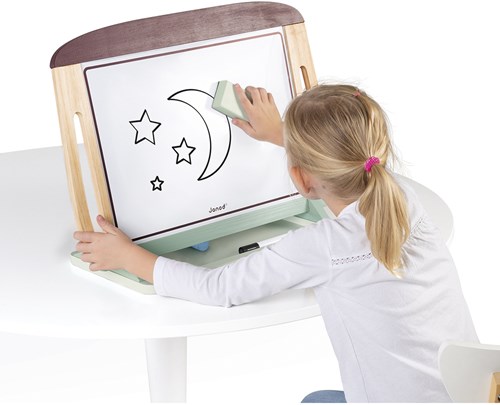 Janod lavagna da tavolo - lavagna e whiteboard bordeaux verde menta-2