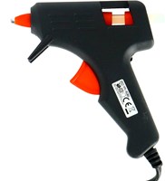 Pistola per colla elettrica blu con 2 stick per progetti creativi-2