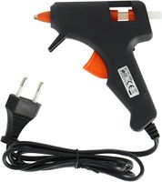 Pistola per colla elettrica blu con 2 stick per progetti creativi-3