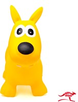 Hippy Skippy palla saltellante cane giallo - giocattolo per bambini
