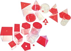 Eduplay forme geometriche giocattolo trasparente rosso grande formato