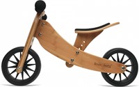 Kinderfeets Bicicletta a bilanciamento in legno 2-in-1 e triciclo da 1 anno Tiny Tot - Bamboo-3